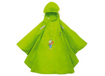 Regenponcho - kikker en vriendjes - 104-110 cm, groen - verkrijgbaar in geel of groen en in verschillende maten
