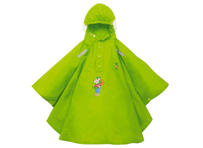 Regenponcho - Kikker En Vriendjes - 104-110 Cm, Groen - Verkrijgbaar In Geel Of Groen En In Verschillende Maten
