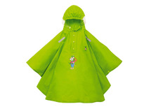 Regenponcho - kikker en vriendjes - 116-122 cm, groen - verkrijgbaar in geel of groen en in verschillende maten