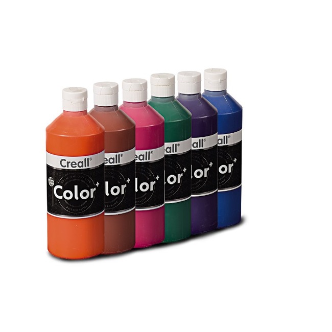 Verf - Creall Color - Premium Kwaliteit - Klaspak 6x500ml