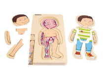 Spel - Gezondheid - 5-In-1 Lichaamspuzzel - Jongen