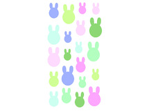 Pasen - Stickers - Artemio - Puffies - konijntjes - Per Vel