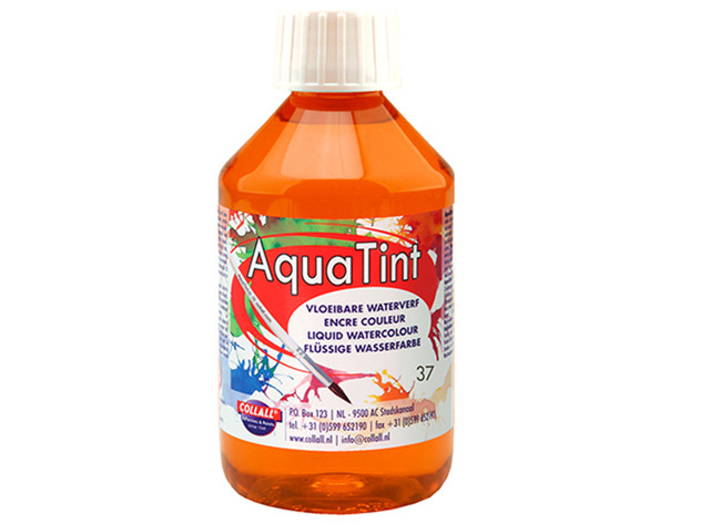 Verf - Waterverf - Aquatint - 250 Ml - Oranje - Per Stuk