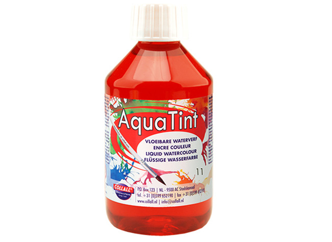 Verf - Waterverf - Aquatint - 250 Ml - Rood - Per Stuk