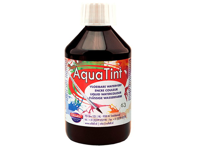 Verf - Waterverf - Aquatint - 250 Ml - Zwart - Per Stuk