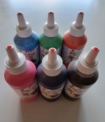 Verf - Collall Biocolor - aanvullende kleuren - 250 ml - set van 6