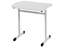 Leerlingentafel - Combinatie - Stone - 70 cm - onderstel ral 1018 (geel) - blad beuk - per stuk