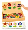 Denkspel - Gogo Toys - bloemen - bloementuin - kleur en vorm - magnetisch - per spel