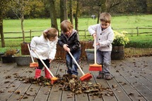 Speelplaats-Bezemset-Set van 4