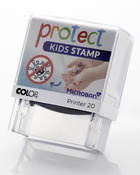 Protect kids stamp