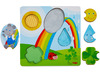 Puzzel - Haba - tactiele puzzel - muis - vormherkenning