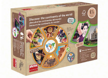 Spel - Akros Discover The Continents Of The World! - ontdek de continenten! - wereldorientatie - per spel