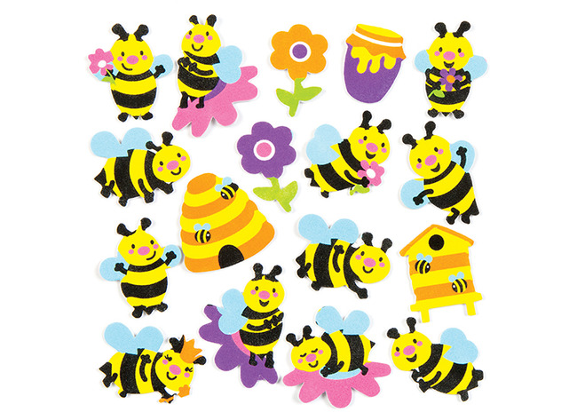 Foamstickers - Bijtjes - Set Van 120