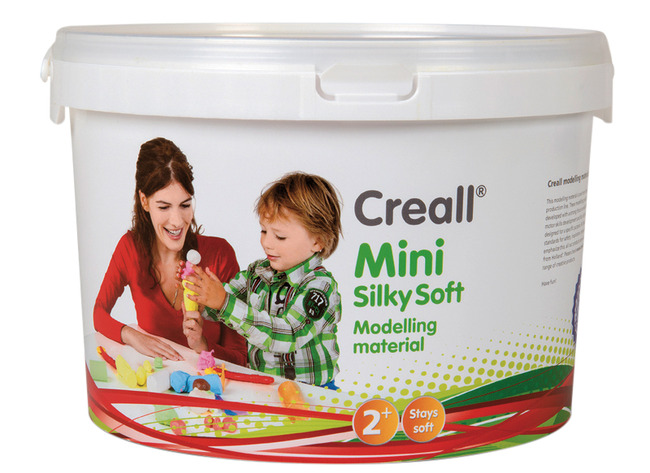 Boetseren - Plasticine - Modelleerpasta - Creall - Ultra Soft - 1,1 Kg - Set Van 5 Assorti