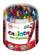 Waskrijt - Carioca - pot - set van 100 assorti