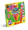 Waskrijtjes-carioca-jumbo driekantig 12st