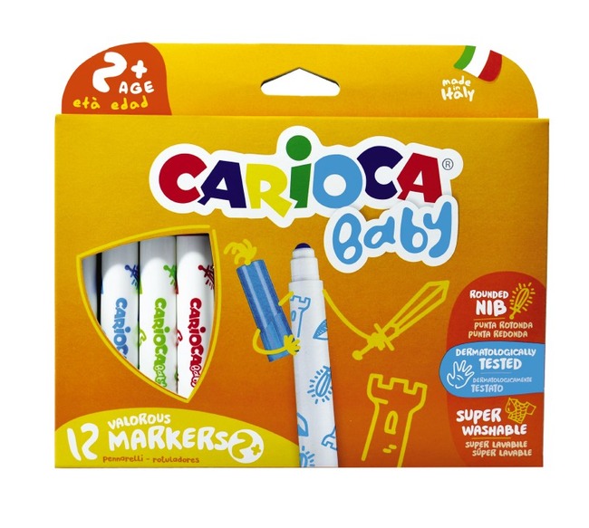 Stiften - Carioca - Baby - Markers 12st