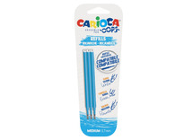Schrijven - Uitwisbare Pen Oops - licht blauw - Navullingen P/3St