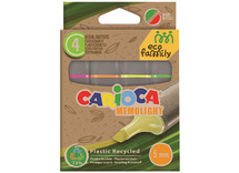 Stiften - Carioca Eco - Tekstmarkers 4St