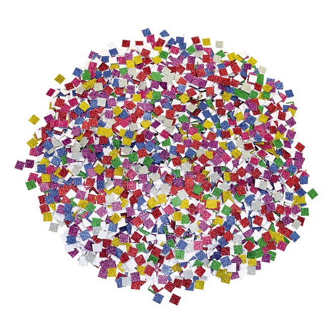 Kerst-karton-glitter Mozaiek-10mm