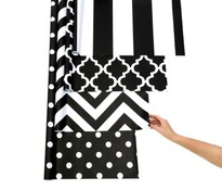 Decopapier - black & white - 4 rollen