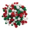 Kerst-glitter Pompons