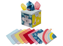 SENSORISCH ONTDEKMATERIAAL - TAFTOYS - KIMMY KOALA WONDER TISSUE BOX - PER SET