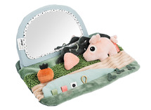 Parkspeeltje - Done by deer - Tummy time sensory mirror - vloerspiegel - per stuk