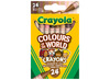 Waskrijtjes - crayola - colours of the world - set van 24