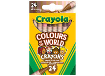 Waskrijtjes - crayola - colours of the world - set van 24