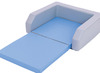Rustbed - nino plooimatras - per stuk - verkrijgbaar in groen of blauw