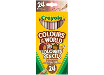 Potloden - crayola - colours of the world - set van 24