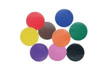 Plakfiguren - ongegomd - rond - 20mm - set assorti