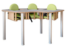 Eettafel - 3Kindjes - Purfect - kiwi - per stuk