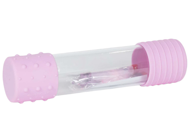 Sensorische Tube - Jellystone Calm Down Bottle - Pink -per Stuk