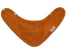 Slab - kwijlslab - Timboo - 36 x 20 cm - dubbel gelaagd - met drukknop - inca rust - per stuk