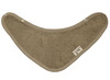 Slab - kwijlslab - Timboo - 36 x 20 cm - dubbel gelaagd - met drukknop - jungle green - per stuk