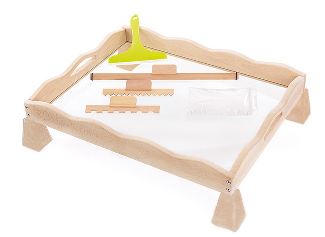 Spel-teken-in-zand Spel