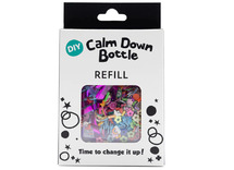Sensoryplay - Jellystone - calm down bottle - refill - rainbow -per stuk