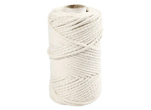Koord - katoenkoord - Macramé - 55 m x 4 mm - off-white - per stuk