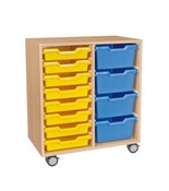 Rolly - 4 Hoge Bakken - 8 Lage Bakken -Wielen