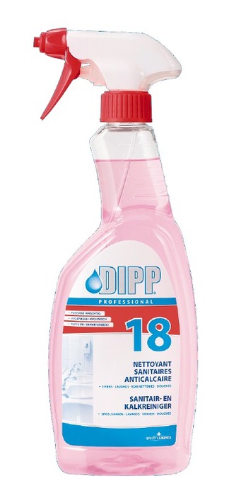 Dipp-sanitair En Kalkreiniger N18-750ml Spray