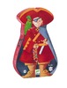 Puzzel - silhouetpuzzel - Djeco Le Pirate Et Son Trésor - karton - piraat met schatkist - 36 puzzelstukken - per stuk