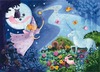 Puzzel - silhouetpuzzel - Djeco La Fée Et La Licorne - karton - fee met eenhoorn - 36 puzzelstukken - per stuk