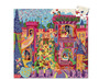 Puzzel - silhouetpuzzel - Djeco Château Féerique - feeënkasteel - 54 puzzelstukken - per stuk