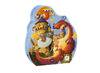 Puzzel - silhouetpuzzel - Djeco Vaillant Et Les Dragons - karton - ridder en draken - 54 puzzelstukken - per stuk