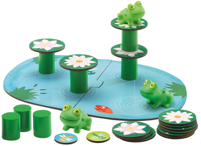 Spellen - Mijn Eerste Spellen - Djeco -  Little Balancing - Kikkers - Per Spel