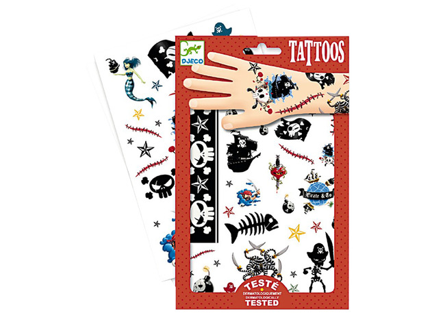Schmink - Tattoo's - Piraten - Per Stuk