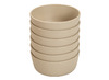 Eetgerei - kommetje - bioplastic - 13 cm - beige - set van 6
