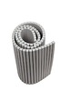 Wand- en pilaarbeschermer - Arte Viva Pillar / Wall Guard - geribbeld - 200 x 100 cm - grijs - per stuk